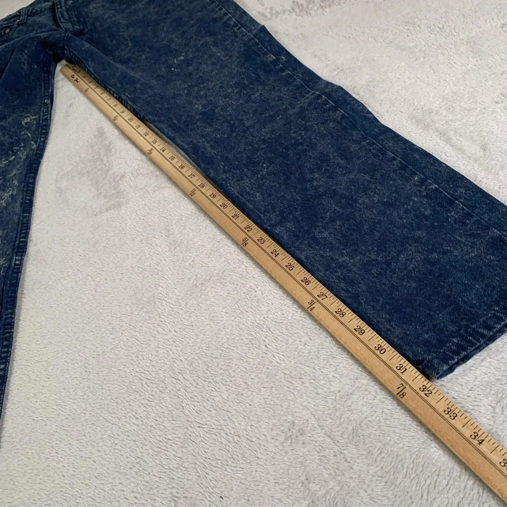 Levis 512 Jeans Mens‎ 36x32 Blue Acid Wash Slim Taper Stretch Denim Zip Fly